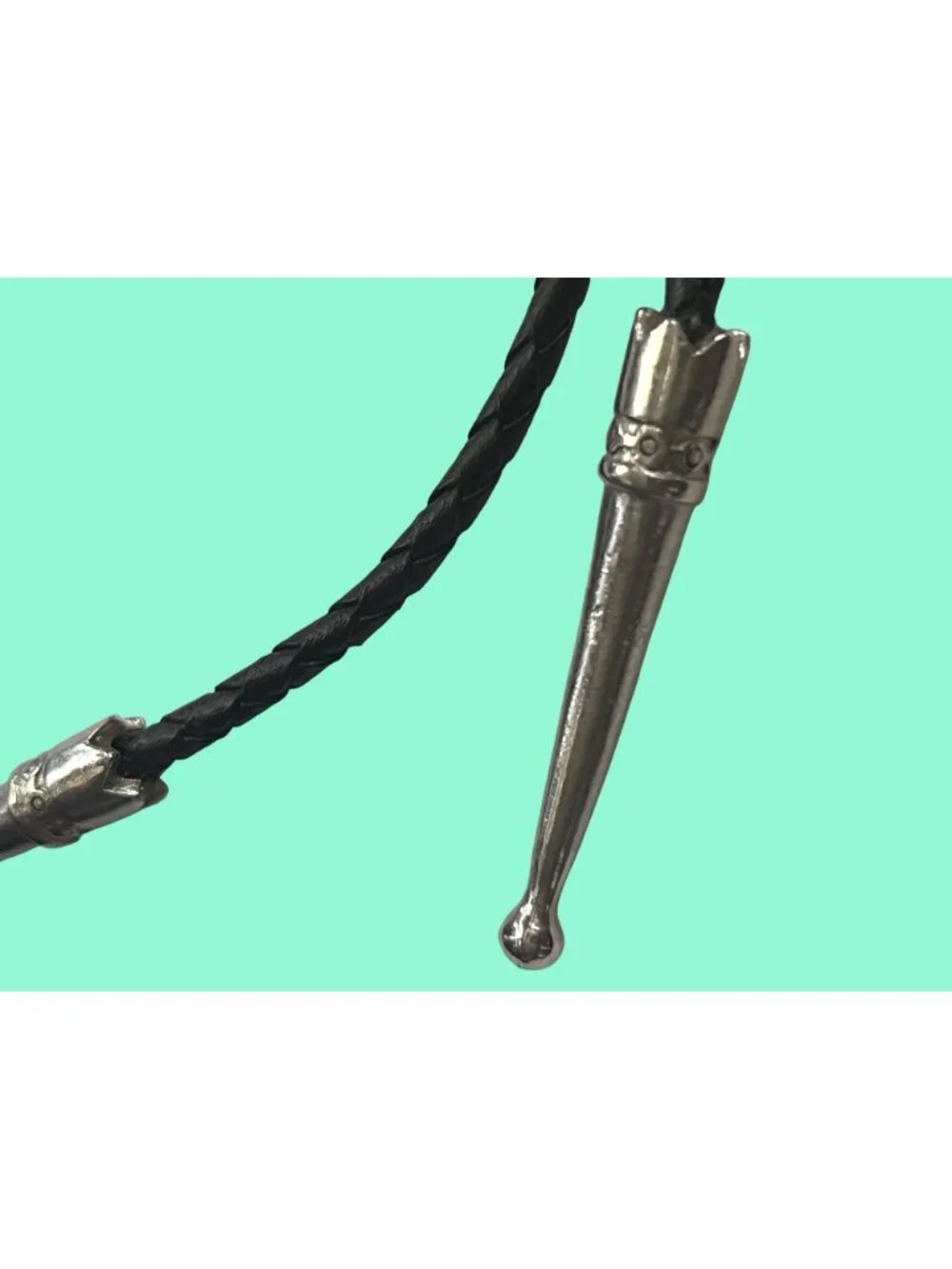 Jackson County Lions Club 50th Anniversary Bolo Tie With Braided Cord